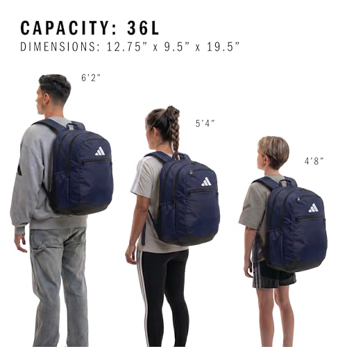 Image of adidas Striker Soccer Backpack 36L, Navy Blue, One Size, Backpack