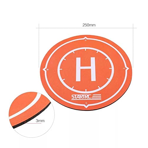 Image of GetZget Landing Pads Mouse Pads 25CM Multi Purpose Small & Foldable Compatible with DJI Neo, Mavic mini /Mini 2 /Mini 3 Pro /Spark /Mavic air /DJI FPV /DJI Tello Helipad Drone Accessories