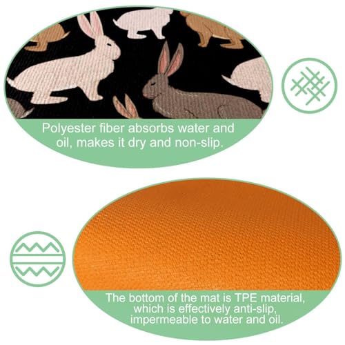 Alfombrillas de cocina antideslizantes para evitar resbalones y proteger el suelo de manchas 6