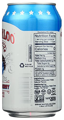 Image of Waterloo Sparkling Water Waterloo Mixed Berry Sparkling Water, 12 Fl Oz