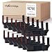 myCartridge 12-Packs Compatible Ink Ribbon Replacement for Star RC700 SP700 SP712 SP712R SP717 SP742R SP747 SP740 (Black/Red)