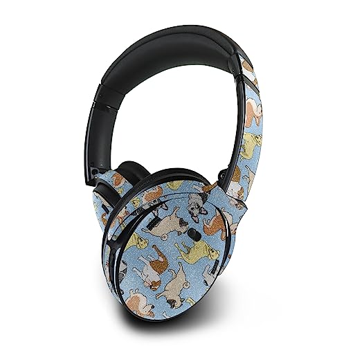 Image of MightySkins Glossy Glitter Skin Compatible with Bose QuietComfort 45 Headphones Puppy Party | Protective, Durable High-Gloss Glitter Finish | Easy to Apply | Made in The USA