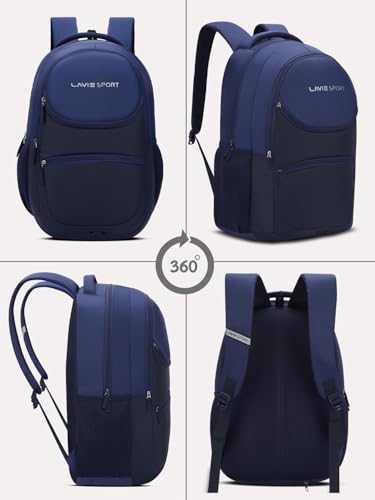 Image of Lavie Sport 29L Atlas | 19 Inch | Fits Upto 15 Inch Laptop Backpack | Laptop Compatiable | Raincover | College Bag | For Men & Women