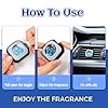 DERDUFT Car Air Fresheners Vent Clip, 6 Pack Long-Lasting Fragrance Essential Odor Eliminator (Ocean Wind+New Car) #2