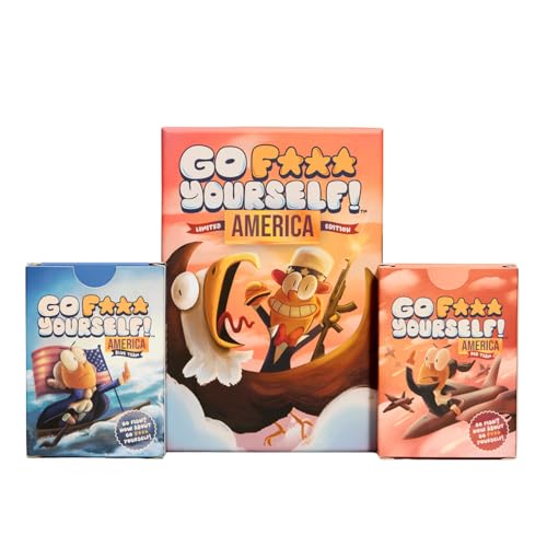 Go F Yourself America! Grown Up Go Fish Card Game Funny Gag Gift Card Deck
