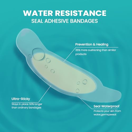 Image of Promifun Blister Bandages Blister Pads - 28 ct Blister Cushions - Water Resistant Hydrocolloid Bandage for Foot, Toe, Heel - Gel Blister Bandages for Prevention & Recovery, Toe Pack