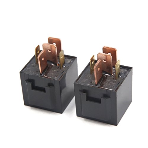 Relé automoción JCAKES de 12V 80A con 4 pines SPDT para circuito eléctrico de coche