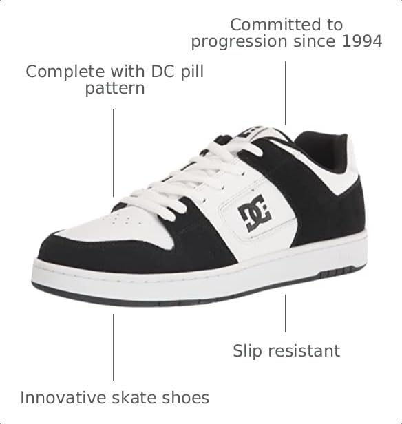 Image of DC Mens Men's Manteca 4 Low Skate Shoe