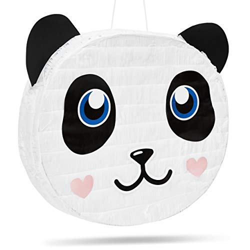 Mini Panda Pinata for Kids Birthday Party (15 x 13.5 in)