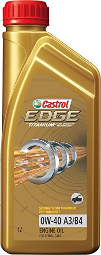 Image of Castrol EDGE 0W-40 API SN Fully Synthetic Engine Oil for Petrol Cars (1 L)