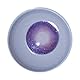 Kontaktlinsen farbig ohne Stärke lila | farbige violette Jahreslinsen | weiche Linsen | 2 Stück Farblinsen + Linsenbehälter | 0.0 Dioptrien | crazy aussergewöhnliche Farben | Charmiga Sky Blue-Violet
