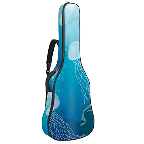 Housse guitare électrique rembourrée avec boucle de suspension