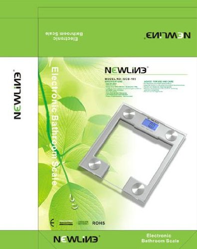 NewlineNY Newline SCB - 105 Newline Digital Talking Bathroom Scale, 440 Pound Capacity