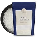 SALTCRAFT Baja Sea Salt – Natural Crystals, 30% Less Sodium, Kosher Certified,...
