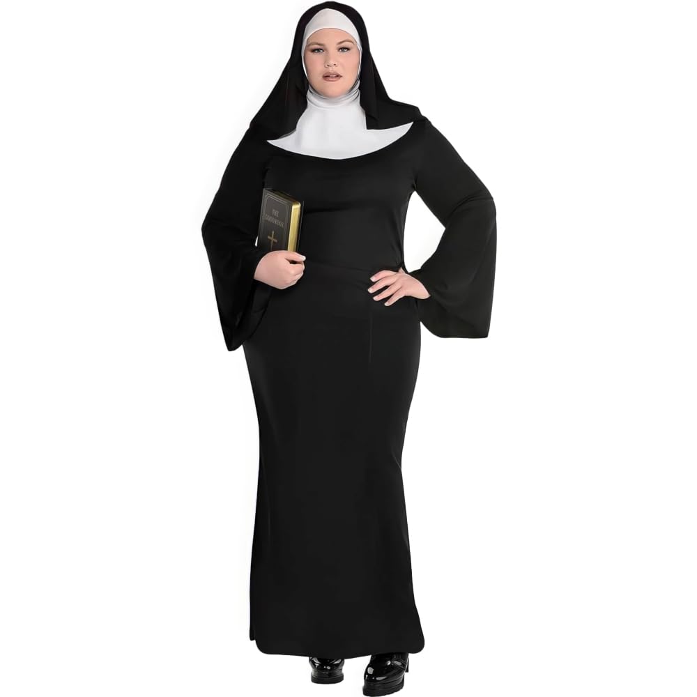 Photo 1 of amscan Adult Holy Sister Nun Costume Plus (18-20)