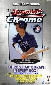 2013 Bowman Chrome Baseball box (18 pk HOBBY)