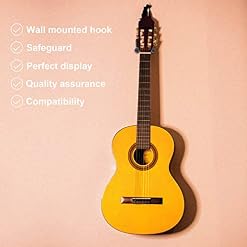 Stormshopping Lot de 4 supports muraux noirs pour guitare acoustique, guitare classique, basse, guitare électrique, ukulélé - Les Beatles, Paul McCartney, John Lennon, RIngo Starr, George Harrison Stormshopping Lot de 4 supports muraux noirs pour guitare acoustique, guitare classique, basse, guitare électrique, ukulélé – Image 5