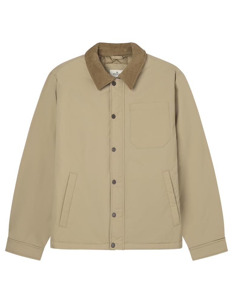 SPRINGFIELD Puffed Jacket With Corduroy Chaqueta Abolojada Hombre