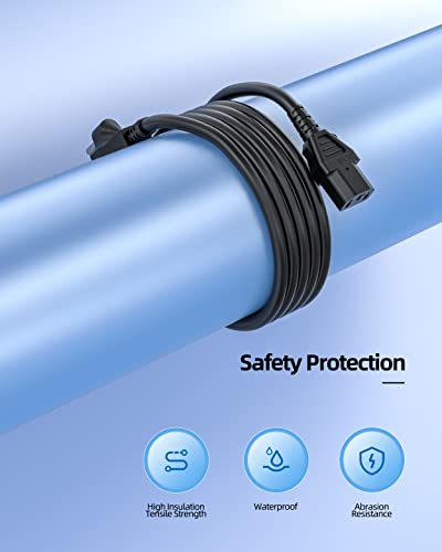 Ac Power Cord Fit For Ion Ipa76C Ipa76A Ipa76S Ipa23, Ion Block Rocker, Job Rocker, Block Party Live, Explorer Portable Speaker System 3-Prong Universal Wall Cable: Nema 5-15P To Iec320C13 #TOP4