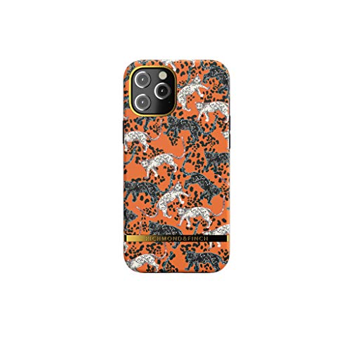 RICHMOND & FINCH Diseñada para iPhone 12 Pro MAX 6.7 Fundas, Naranja Leopardo Fundas para iPhone 12 Pro MAX 6.7