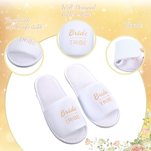7 Pairs Bridesmaid Slippers for Women, Disposable Slippers Wedding Slippers for Women Bridesmaid Slippers Set Bulk Bridesmaid Gifts for Wedding Day Bridal Party Bachelorette Party Gifts3