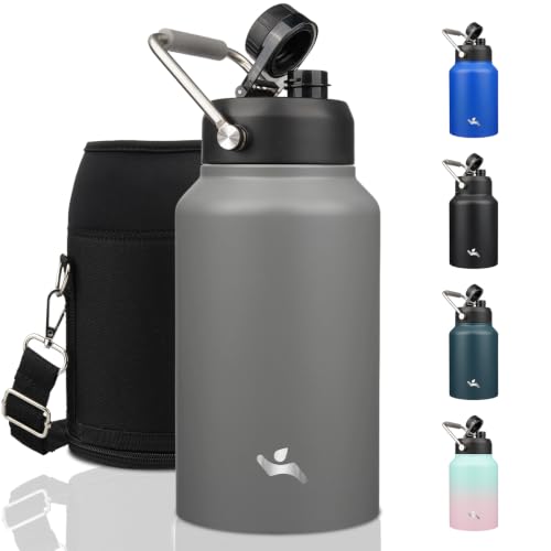 Image of Konokyo 87 oz Insulated Stainless Steel Water Bottle Jug with Handle