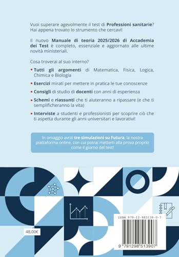 Accademia Dei Test. Professioni Sanitarie. Kit Di Preparazione 2025/2026 - 8