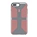 Speck Products CandyShell Grip Cell Phone Case for iPhone 7 Plus - Nickel Grey/Warning Orange