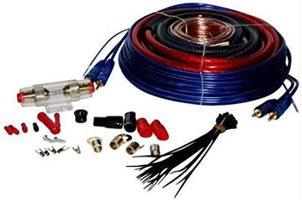 Auto Pearl- GeeStar 8 Guage 2 Channel Amplifier Full Installation Kit - 500 Abarth