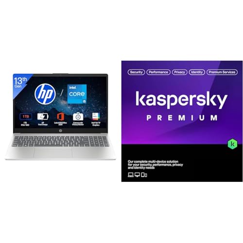 Image of HP 15, 13th Gen Intel Core i5-1334U (16GB DDR4, 1TB SSD) FHD, Anti-Glare, Micro-Edge, 15.6'' /39.6cm, Win11, M365(1y + Kaspersky Premium 1 Device 1 Year (Physical Pack)