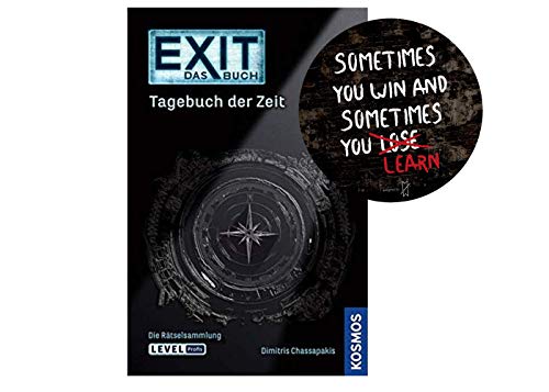 Stadtkrimis Exit Escape Stadtführung Collectix EXIT - Das Buch - Tagebuch der Zeit Taschenbuch + 1x Exit Sticker