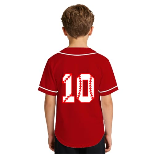 Image of Yuji Itadori Kids Baseball Birthday Shirt 7th 8th 9th 10th Year Old Toddler Boys Girls Shirts Birthday Clothes