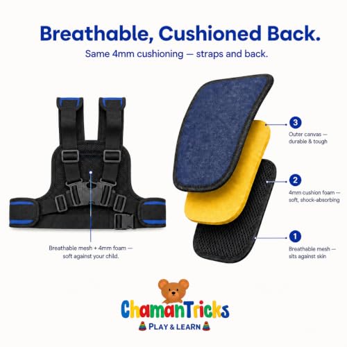 Image of Baby Safety Belt for 2 Wheeler | Adjustable Two Wheeler /Motorcycle Safety Harness Strap Belt for Children for 2 to 6 Year (Super Lion)