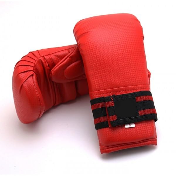 Ace Martial Arts Supply Karate, Taekwondo, MMA Tournament Chop, Punch, Glove (S, Red)
