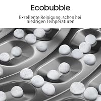 Samsung Waschmaschine, 9 kg, 1.400 U/min, EEK: A, Mikroplastik-Programm, Ecobubble, 14 Programme, WiFi SmartControl, Weiß/Schwarz, WW9ECGC04AAEEG – Ansicht 3
