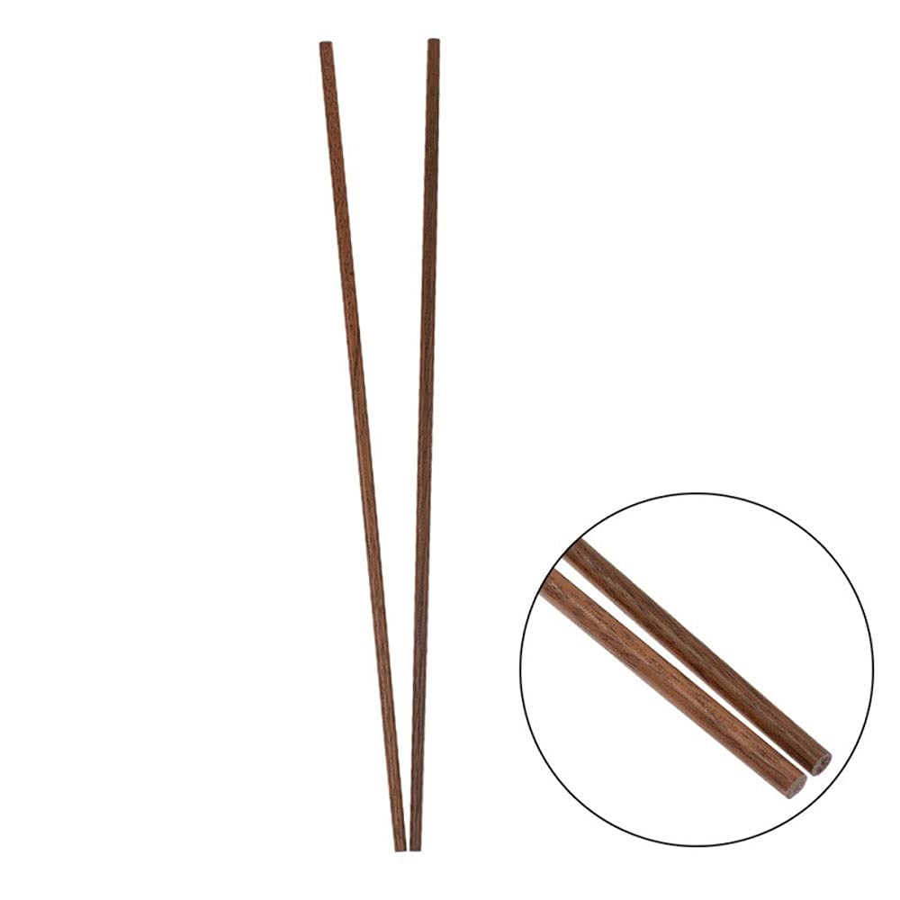 Palillos Reutilizables de 42 cm, Palillos previsores for cocinar Fideos, Olla Caliente frita Gruesa, palitos de Comida de Estilo Chino, Palillos de Madera, Herramienta de Cocina