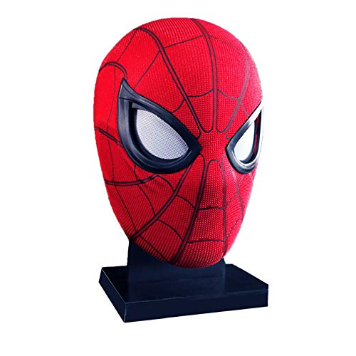 Spiderman Monokulare Control-Maske Helm mit Bluetooth-kopfhörer Elektrisches Fern Öffnen Und Schließen Augen-Halloween-Cosplay 1/1 Wearable