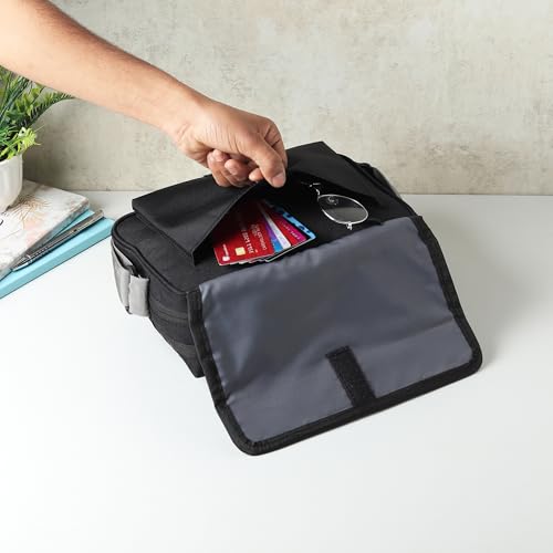 Image of Wooum Sling Bag for Men & Women | Water-Resistant Crossbody Side Bag with Multiple Compartments | Messenger Bag for Office & Travel | 1 Year Warranty | Stylish Money Bag for Daily Use