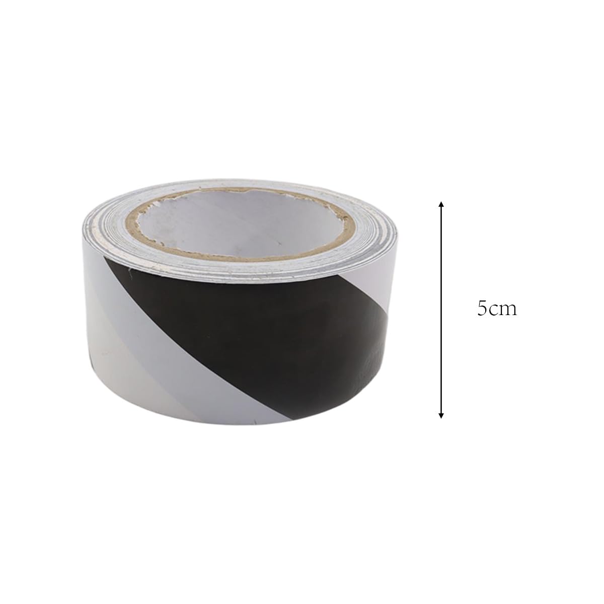 Ludom Lot de 3 rubans d'avertissement en PVC - Noir et blanc - Pour le marquage des sols, des murs, des tuyaux et des appareils
