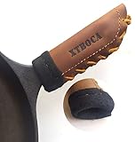 XTBOCA Genuine Leather Pot Handle,Leather Holder Covers,Panhandle Pot Holder ,Leather Potholder,Cast