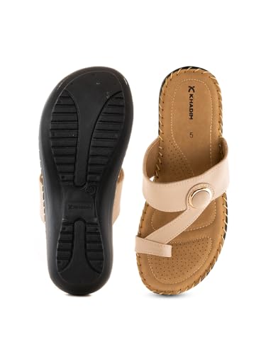 Image of Khadim's 5942756 Lightweight Durable Extra Soft Trendy Premium Stylish Casual Slip-On Heels For Women