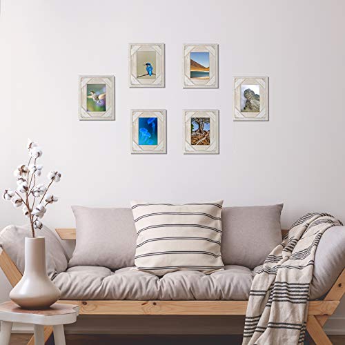 OuXean Cornici per foto in legno Cornice per foto