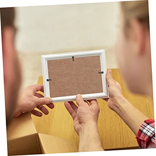 Image of POPETPOP 100pcs Picture Frame Backing Clips Turn Button Hardware for Easy Installation Frame Accessories for Crafting and Hanging Photos