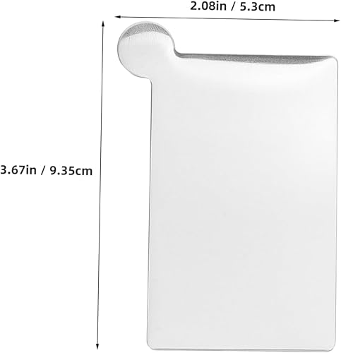 Stainless Steel Foundation Mixing Palette Set Mini Makeup Blending Plate for Foundation and Eyeshadow Essential Makeup Tool for Artists and Professionals