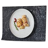 OEPWQIWEPZ Stuffed Chicken Breast Wrapped Bacon a Plate Stone Table DIY Digital Oil Painting Set Acrylic Oil Painting Arts Craft Paint by Number Kits for Adult Kids Beginner Children Wall Decor