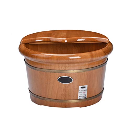Spa de pies de madera para pedicure y masaje