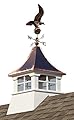 Accentua Charleston Cupola with Eagle Weathervane, 24 in. Square, 63 in. High