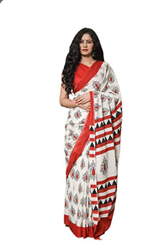 JALTHER Handicrafts Women's Ikat Hand Block Print Jaipuri Cotton ...