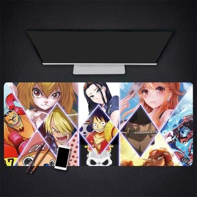 Amazon 11q One Piece ワンピース 海贼王 モンキーd ルフィ Monkey D Luffy ロロノア ゾロ Roronoa Zoro ナミ Nami 大判マウスパッド パソコン 周辺機器 アニメ キャラクター ゲーミング マウスパッド 巨大 適用 ファッション かわいい 萌え 90x40x0 3cm マウス