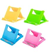 Pagabach 4 Pack Cell Phone Stand Tablet Stand Multi-Angle, Universal Phone Stand for Desk Compati...
